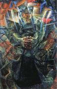 Umberto Boccioni materia oil